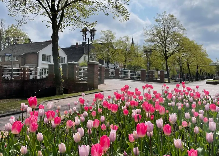 Apartament Stay Kanalhaus - Zentral, 3 Schlafzimmer, Einzelbetten, Self Check-In, 3 Parkplaetze, Wlan Papenburg